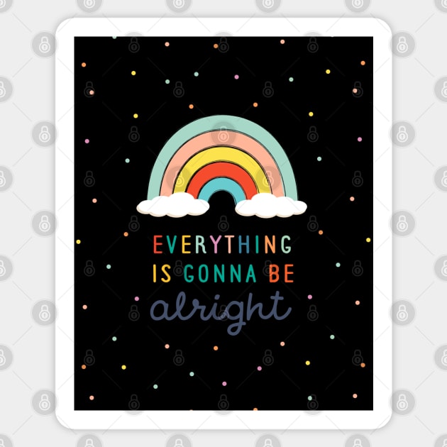 Everything is Gonna be Alright Quarantine Survivors Sticker by Retro Vintage